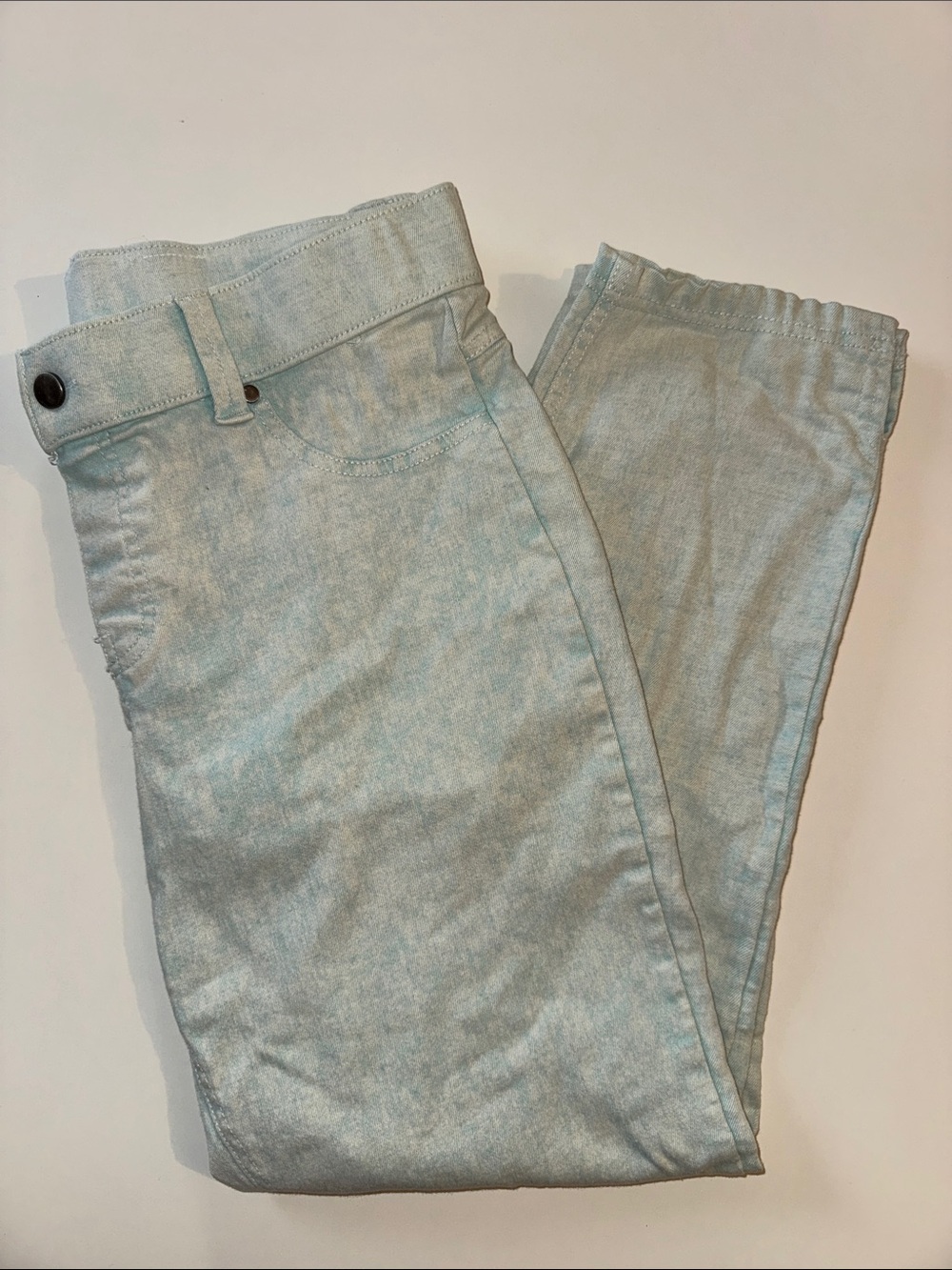 Light Blue Women's Jean Capris - Classic Slim Fit